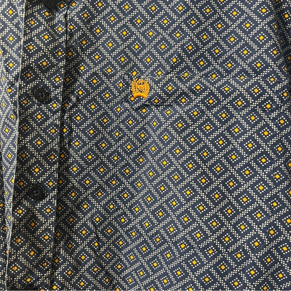 Cinch Blue Button Down Shirt L - Picture 5 of 5